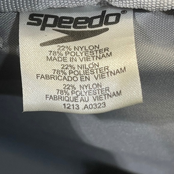 Speedo Quantum A0323 Blue/Gray Athletic Swim Gear Nylon/Polyester Team Backpack - Picture 2 of 16